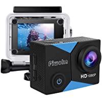 Piwoka Cámara Deportiva HD1080P Impermeable 30M acción cámara submarina Pantalla 2&quot- LCD Gran Angular con Multi…